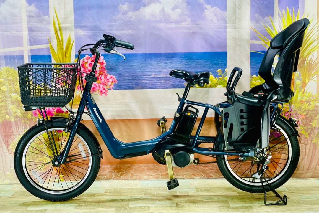 ギュットアニーズ⭐️16AH！パナソニック子供乗せ電動アシスト自転車Y3049