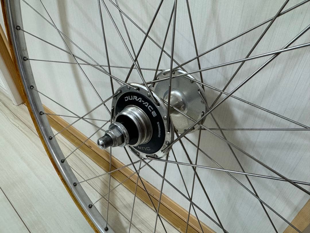 NJS 競輪 ホイール DURA ACE ARAYAGOLD HB-7600