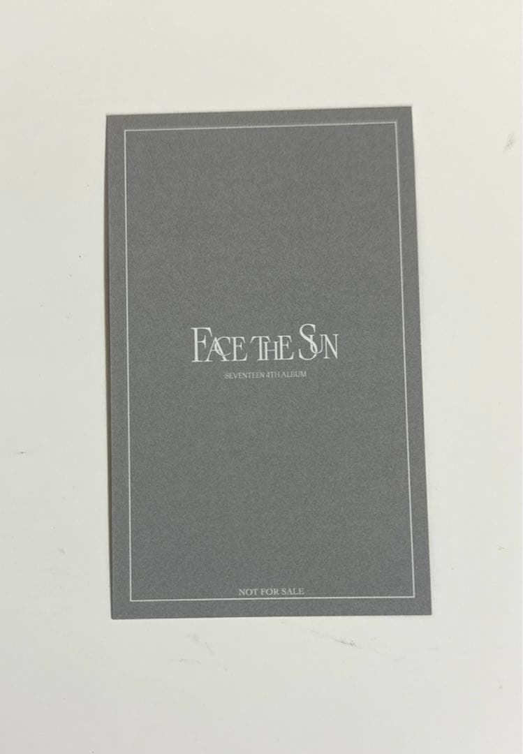 SEVENTEEN FACE THE SUN ラキドロ ホシ