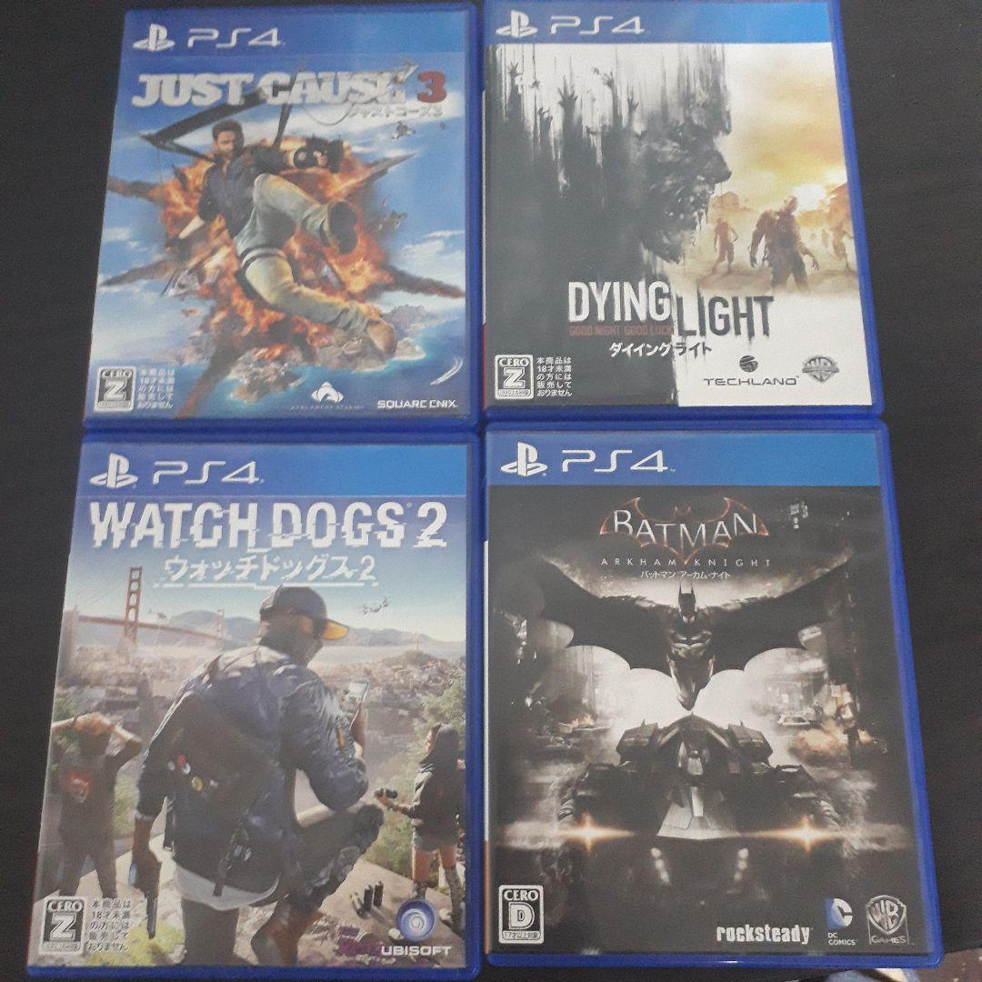 PS4本体、ゲームソフト、リモコン