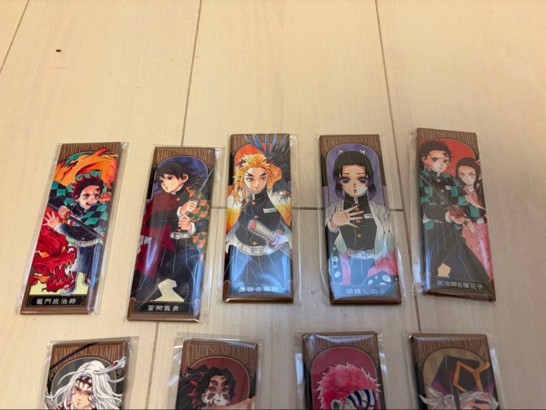 最終　鬼滅の刃 絵札缶バッジ 第2弾　コンプリート　原作 ジャンプフェスタ