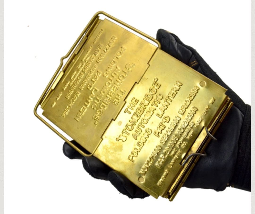 【新品未開封】ストーンブリッジ フォールディング キャンドルランタン 真鍮