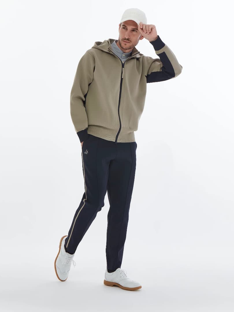 HERG1 【NEW】ミラノリブニットパンツ・メンズ 新品