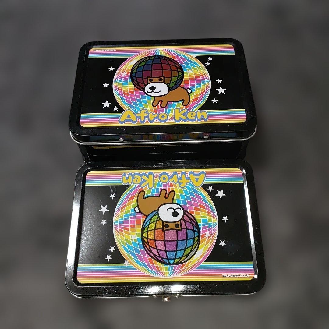 レア アフロ犬　缶バック 4個セット 匿名配送