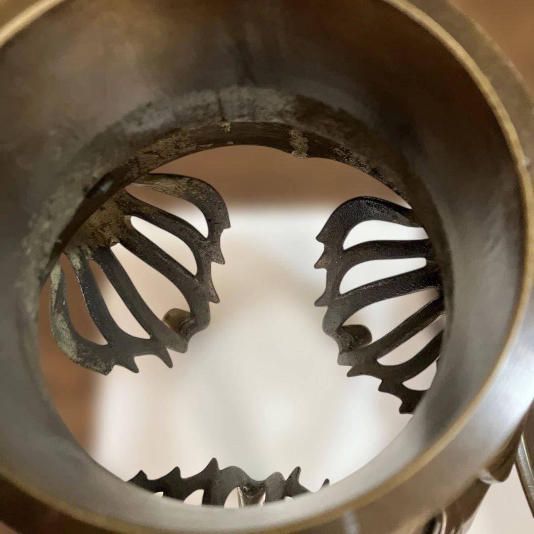 茶道具・花器花瓶　薄端・鳳凰足　ビンテージ　古道具(蔵出し骨董品)