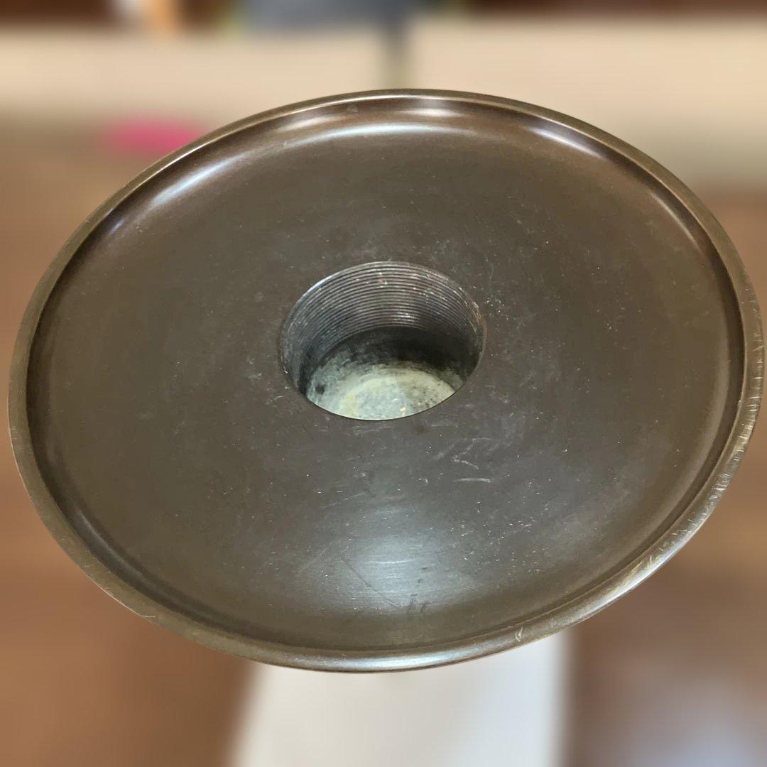 茶道具・花器花瓶　薄端・鳳凰足　ビンテージ　古道具(蔵出し骨董品)