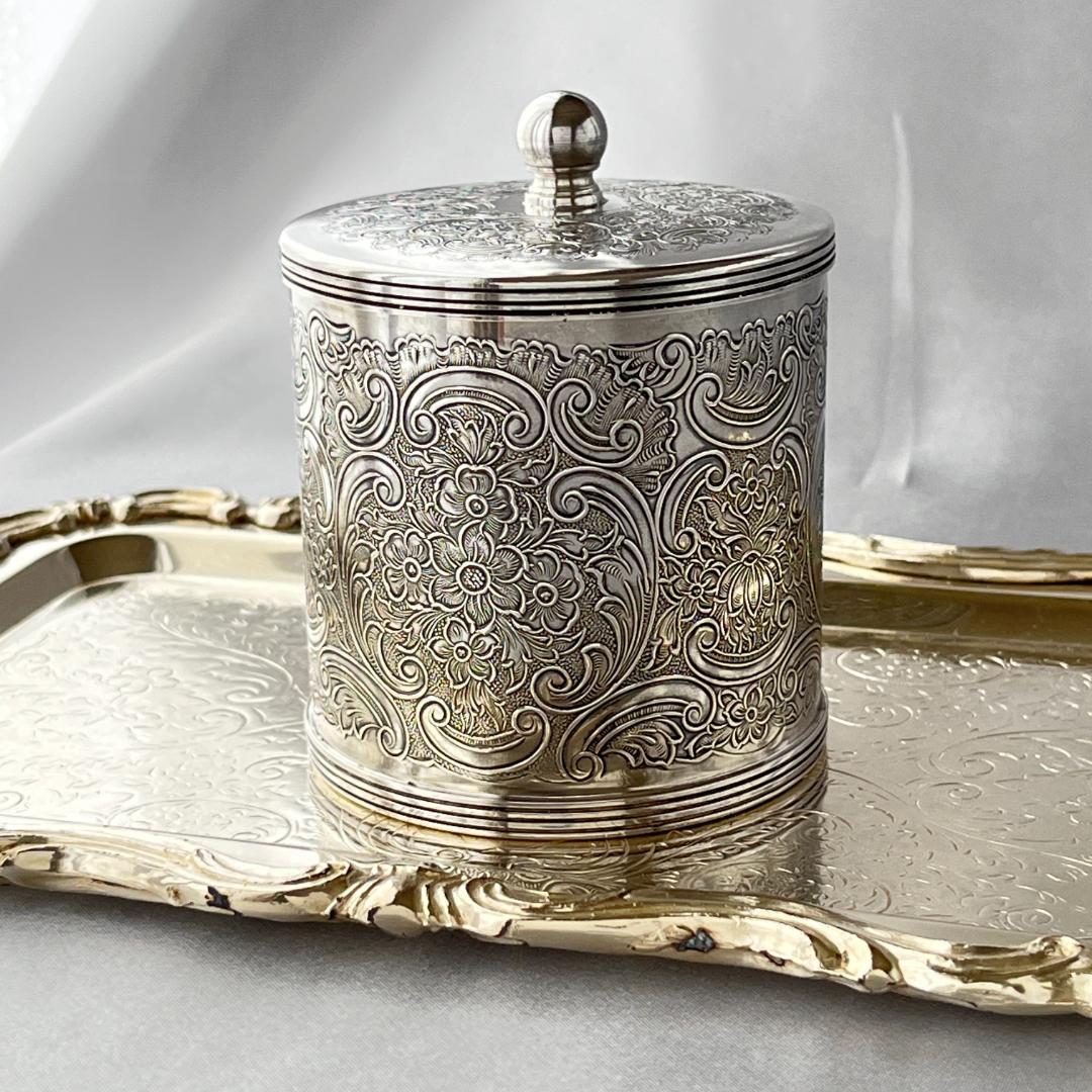 【Mappin & Webb】ティーキャディー マッピンアンドウェッブ