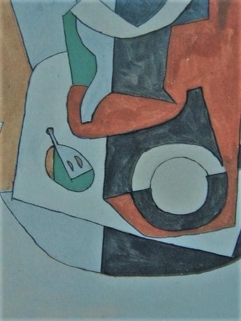 パブロ・ピカソ、【NATURE MORTE AU GUERIDON …】