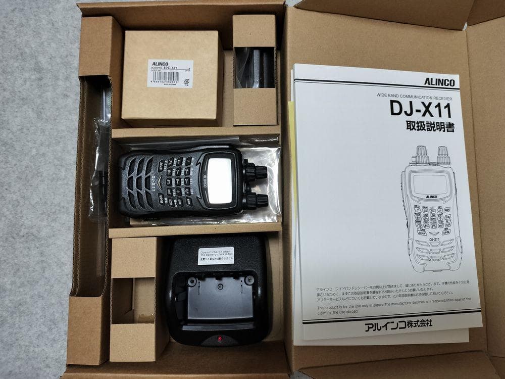 ALINCO DJ-X11　エアバンドスペシャルに変更済み　新品同様