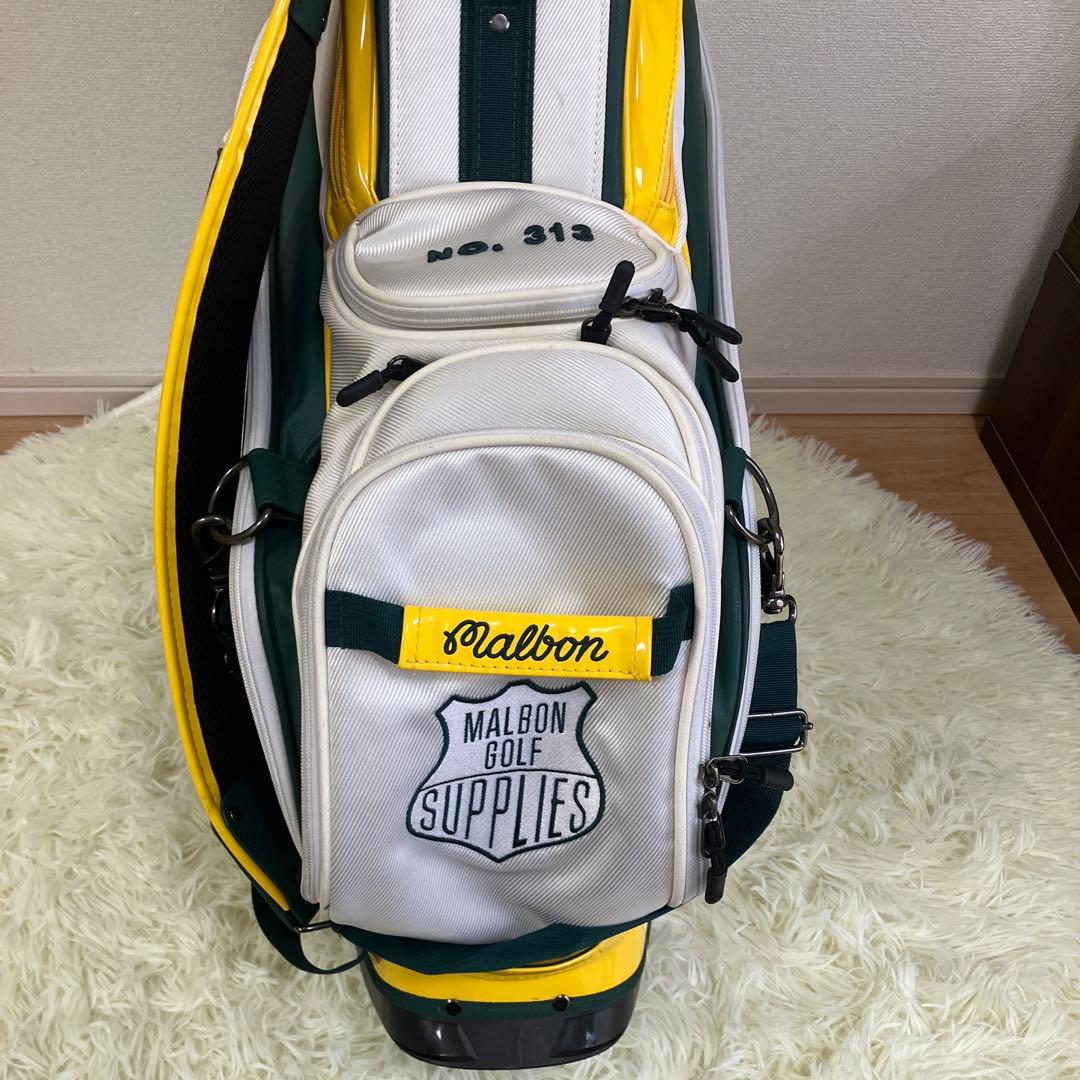 マルボン新作MALBONゴルフバッグ キャディバッグ スタンド型バッグ グリーン