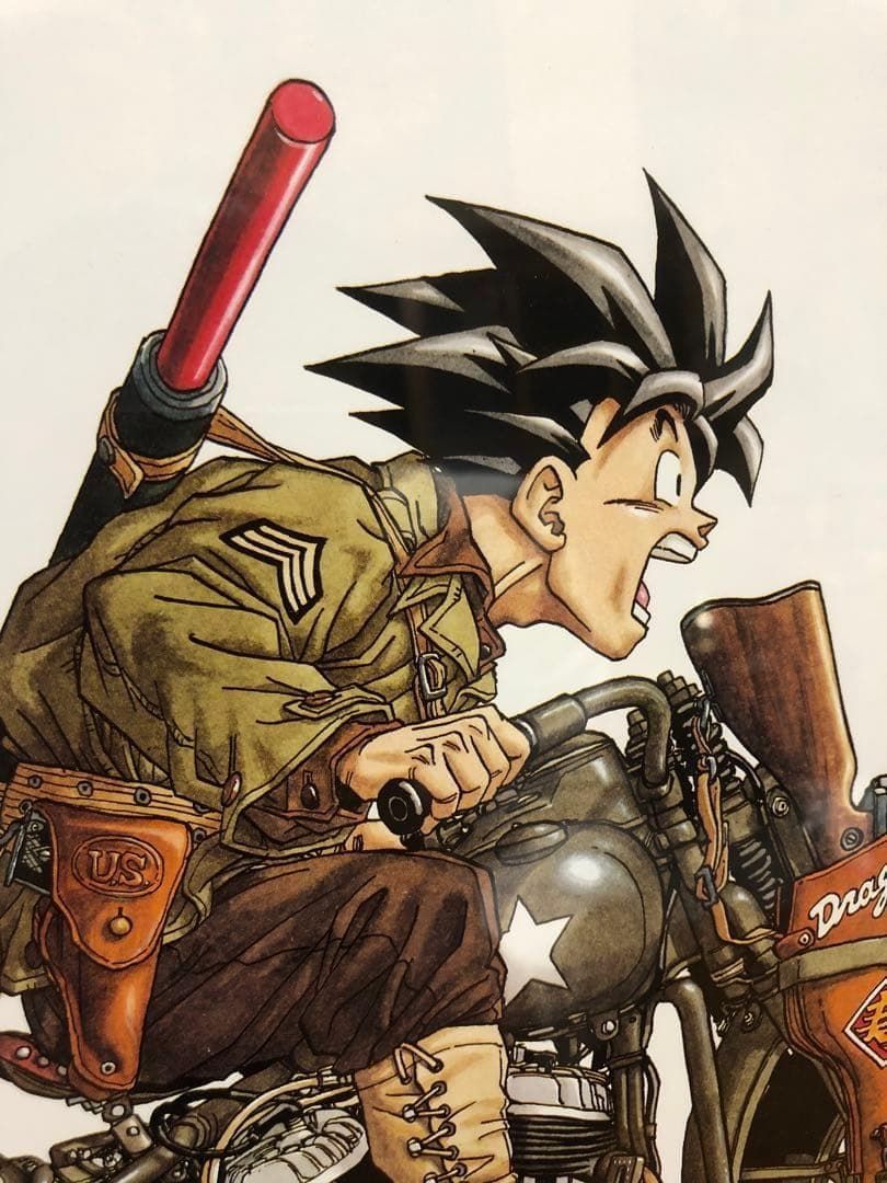 ドラゴンボール　アーミーバイク　悟空　 1993年　特別描き下ろし 　30cm