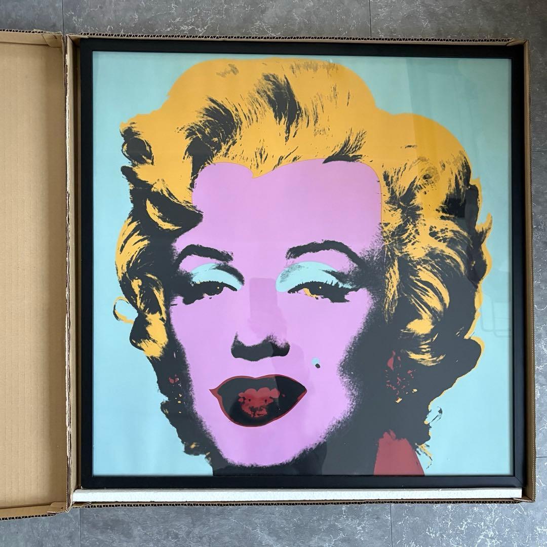 アンディ・ウォーホル「マリリン・モンロー(オン ブルー グラウンド)1967」