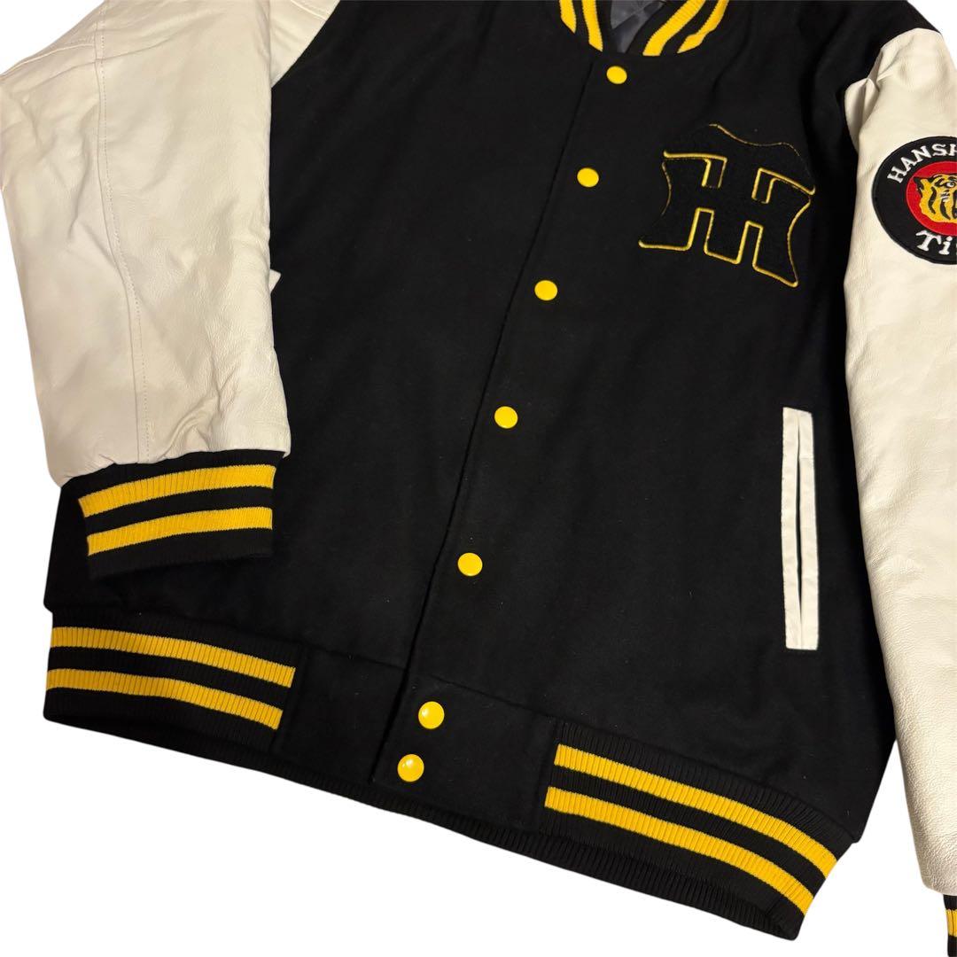 【レア】MIZUNO PRO ミズノプロ 阪神タイガース スタジャン レザーL