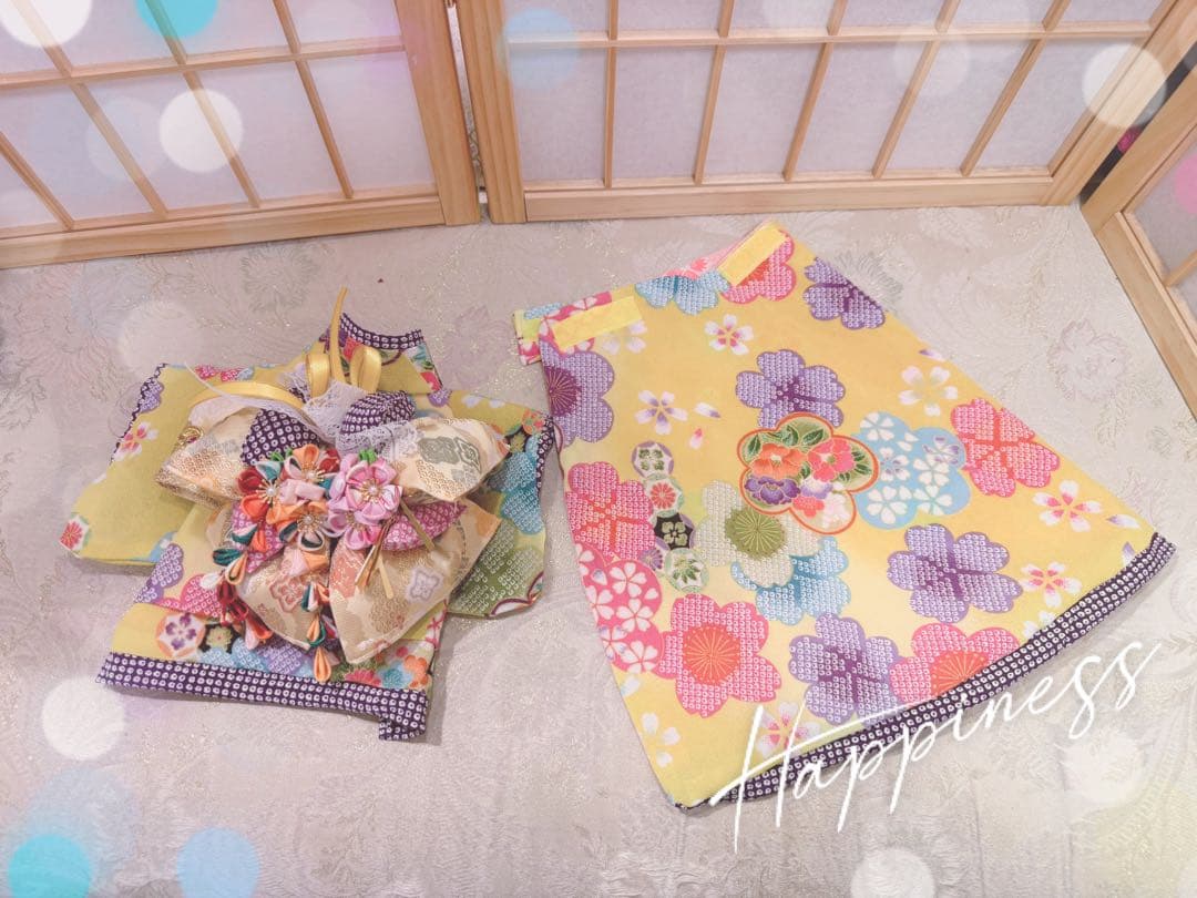 B443.pon2pan2☆犬オーダー☆犬お着物☆犬2ウェイお着物