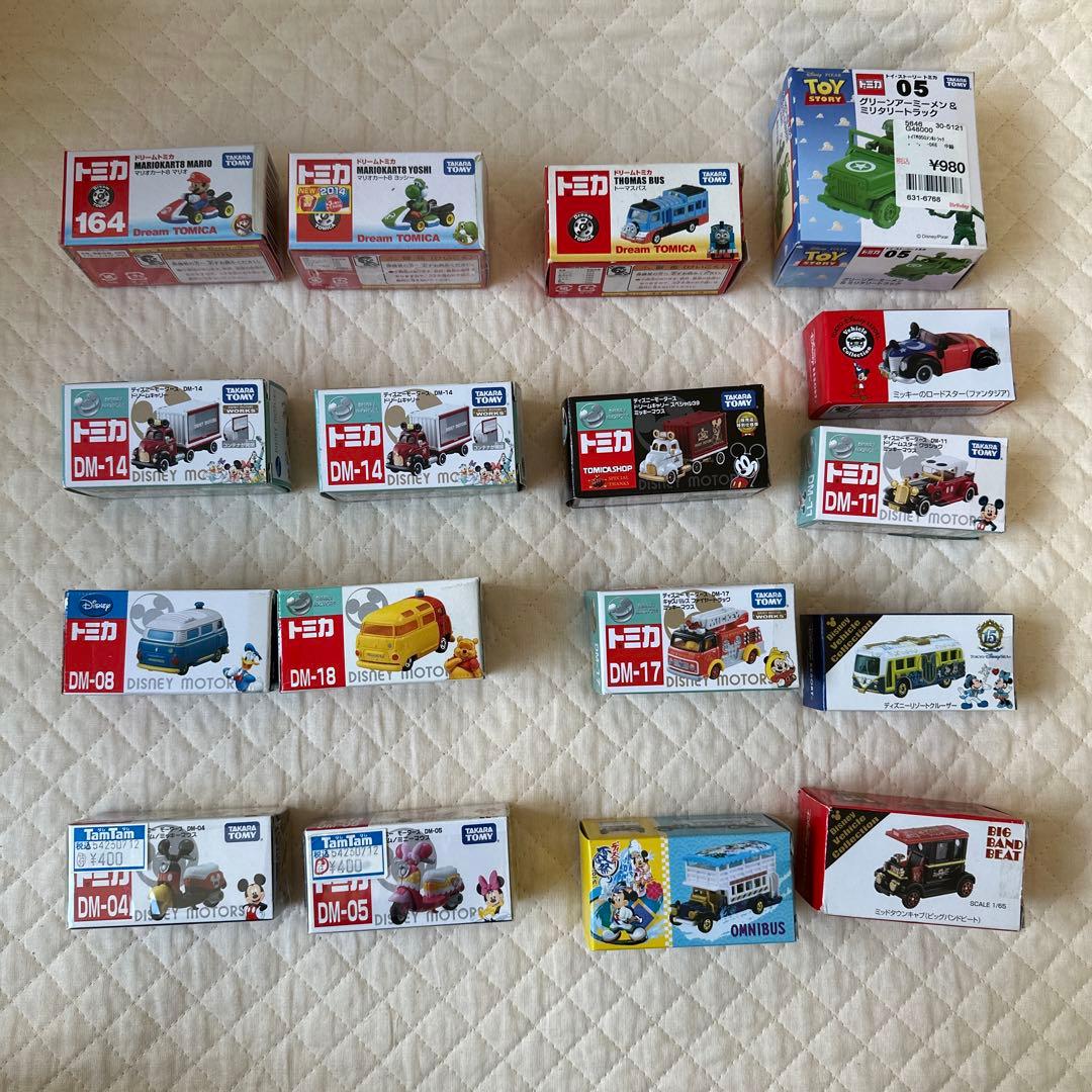 トミカ ディズニー ドリームキャリー ミッキー ドナルド コンテナ トミカ17台