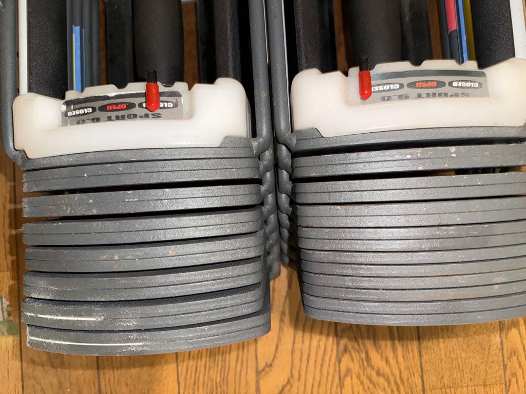 可変式ダンベル 2個セット｜最大41kg*2｜ワンタッチ重量調整