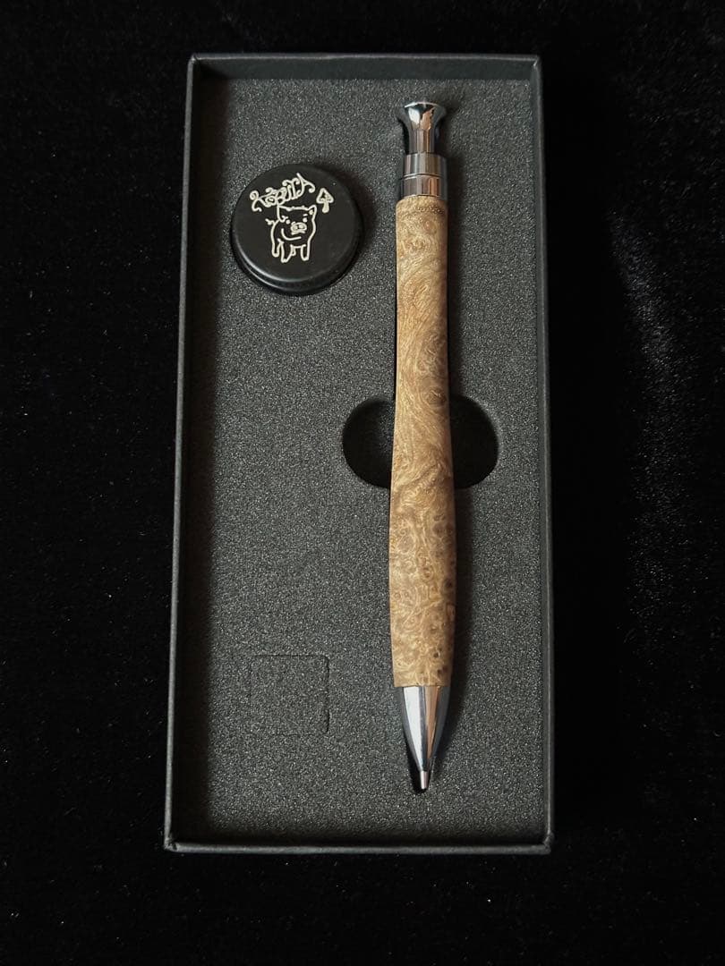 こぶた工房 シャープペンシル 極上花梨瘤 白瘤 節穴あり0.5mm