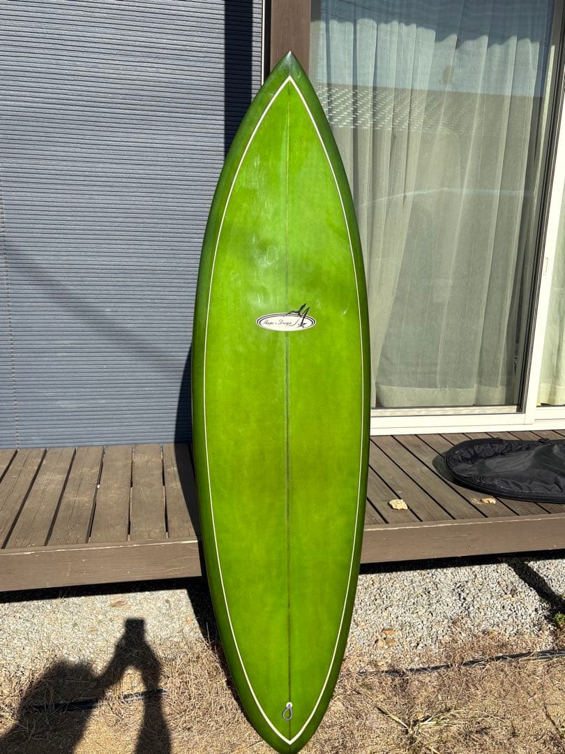 ハダクラフト　ミッドレングス　シングル　6,2　緑　ハードケース付き