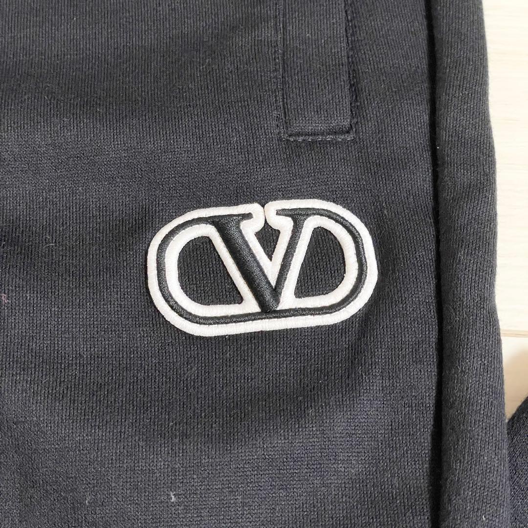 極美品　VALENTINO　バレンティノ　スウェット　パンツ　ブラック　黒　S
