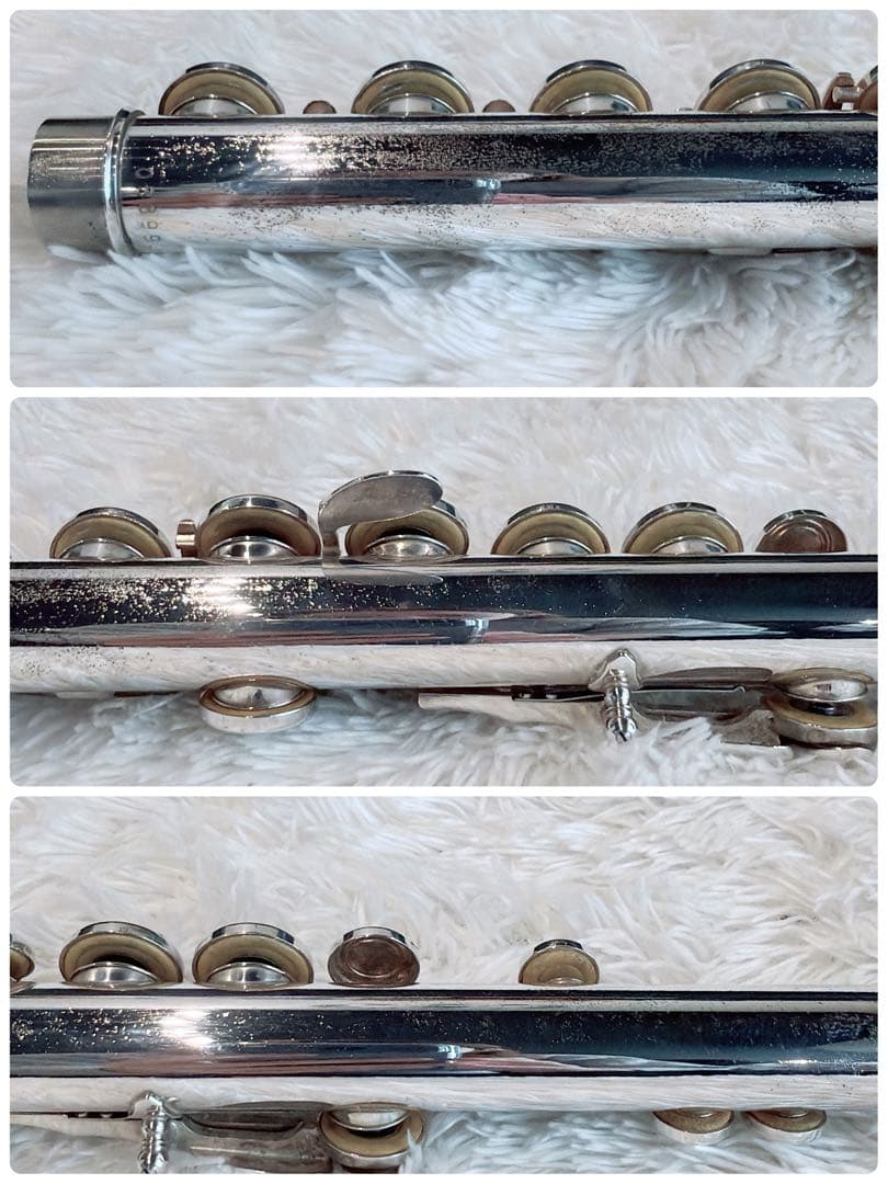 【磨き済】YAMAHA YFL-311 フルート 頭部管銀製 Eメカ