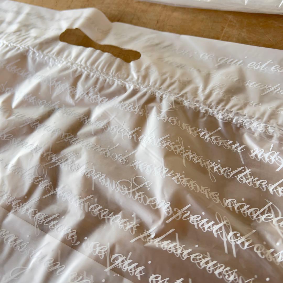 Mでお願いします同梱。花屋店舗使用レジ袋処分その4