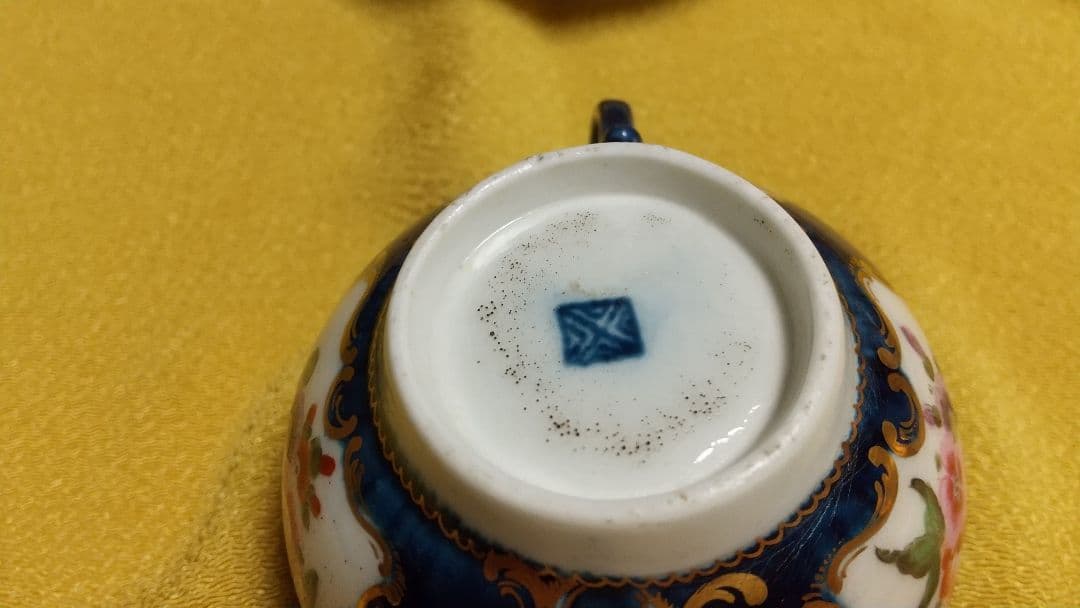 初期 WORCESTER Cup&Saucer(1775年頃)