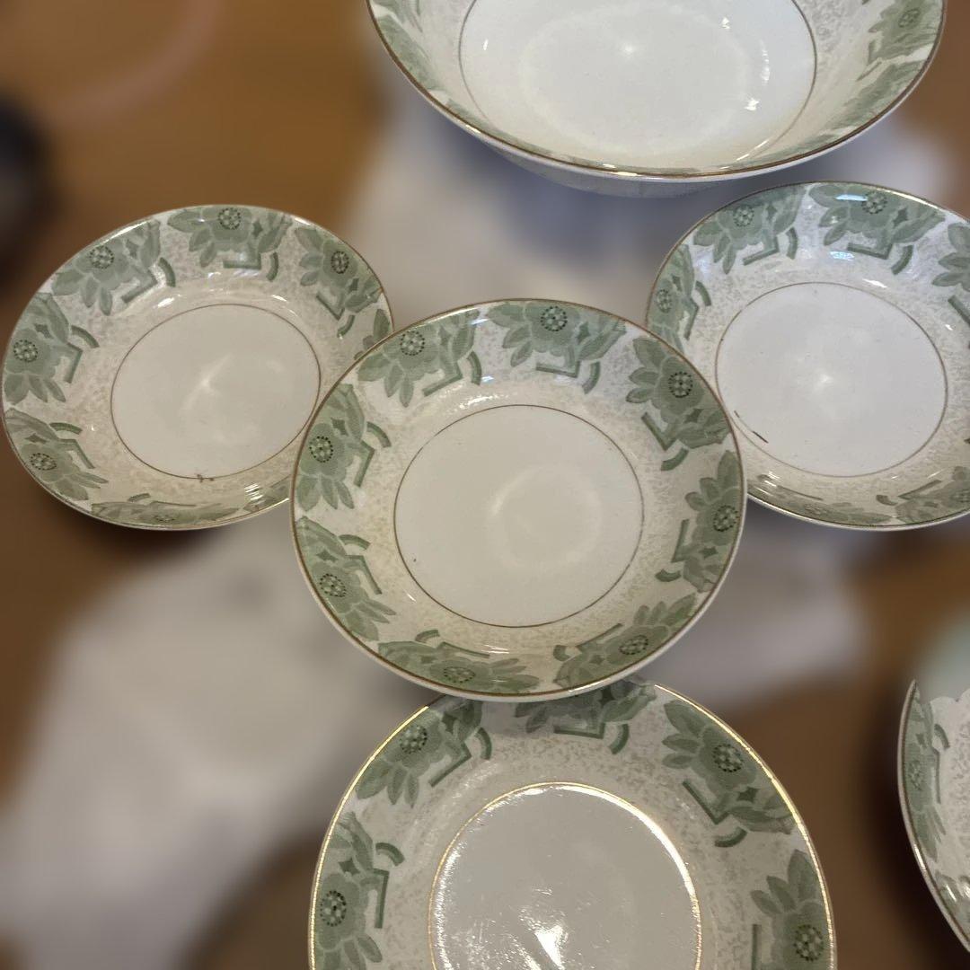 アンティーク　オールド陶東　東洋陶器會社 戦前 OCW印 ボウル　鉢　ラスター彩