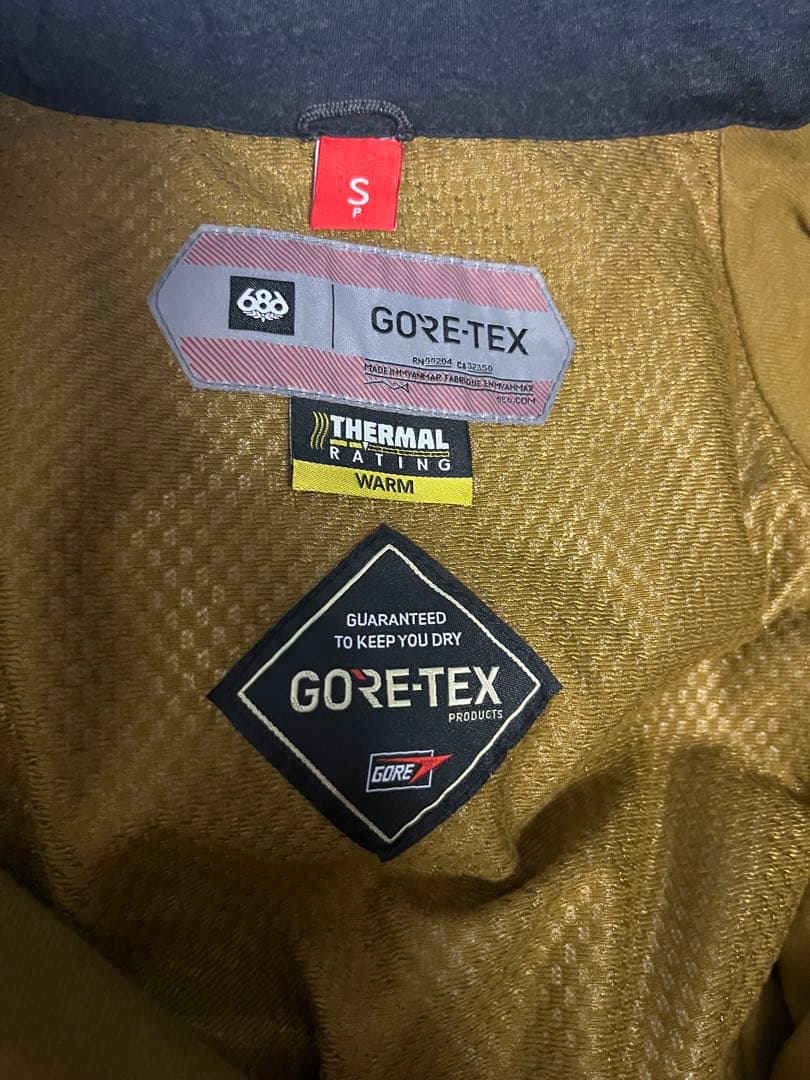 686 GORE-TEX スノーボードジャケット S