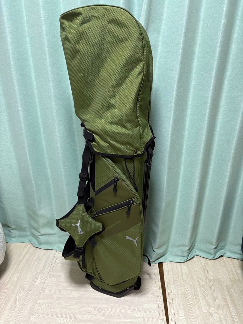 【tx27さん専用】Puma オリーブグリーン キャディバッグ