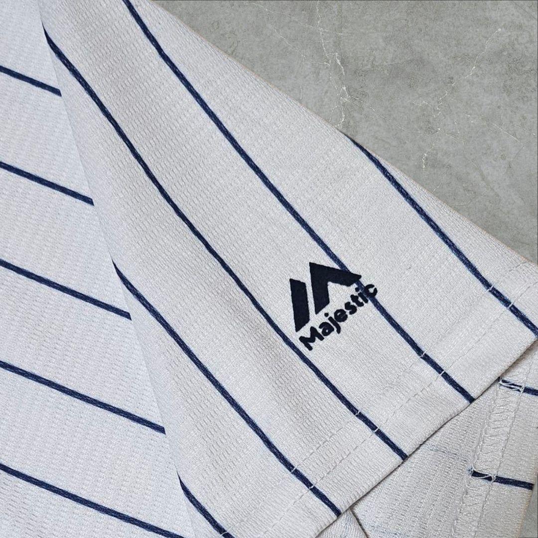 Majestic MLBゲームシャツ ユニフォーム ヤンキース マークテシェイラ