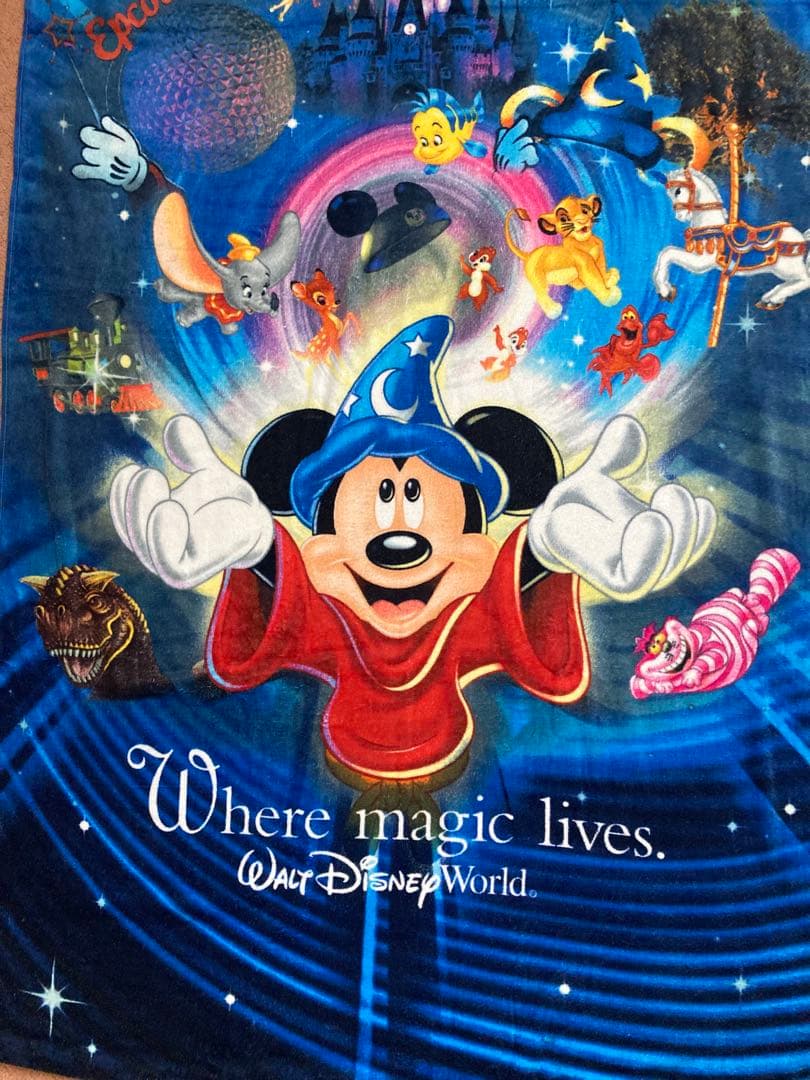 ウォルトディズニーワールド ミッキーマウス 大判バスタオル