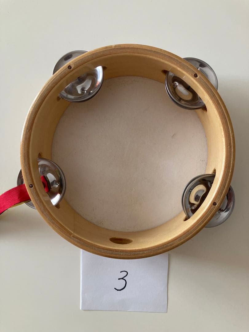 ヤマヨ　ニュータンブリン　15cm 6個セット　タンバリン　まとめて