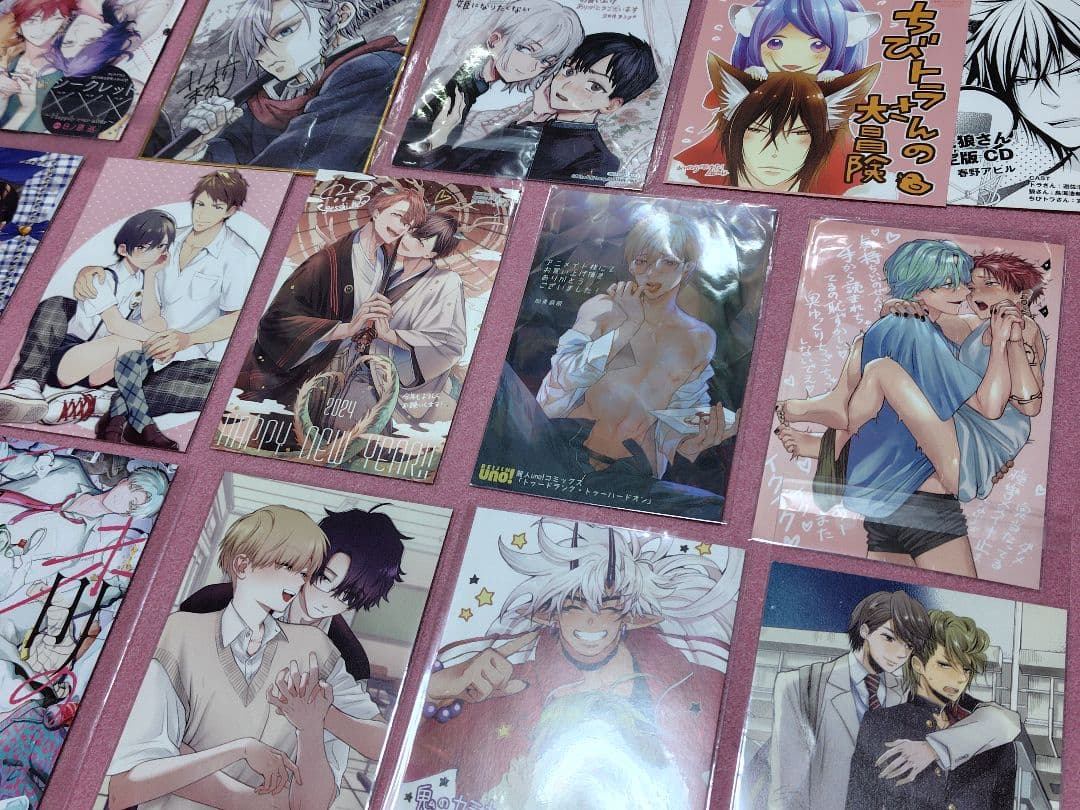 【バラ売り可能️⭕️】商業BL 限定特典 特典 イラストカード リーフレット