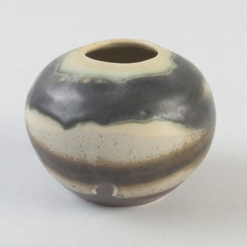 茶道具　文琳茶入　SHOEMAKER在銘　時代箱付　V　9259