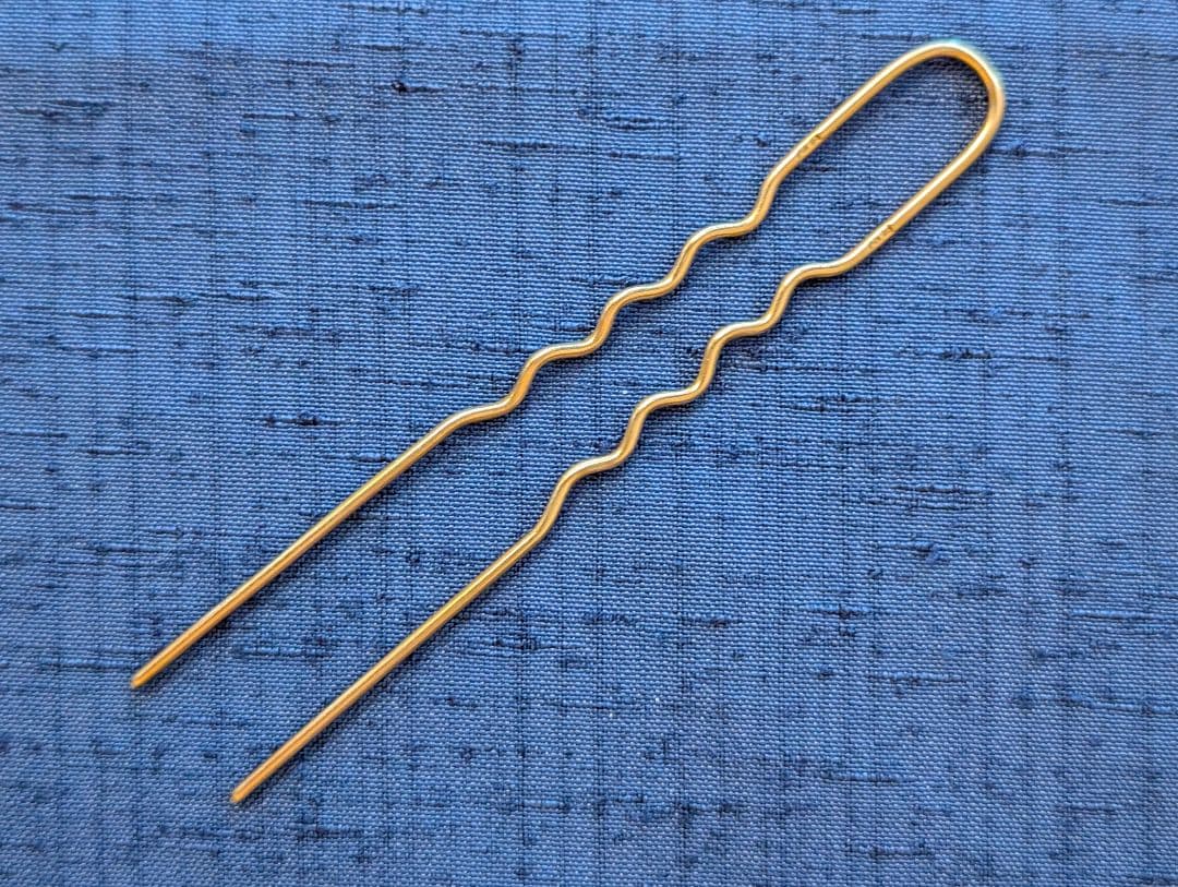 ヘアピン 5本セット　K18　刻印あり　16.9g　昭和　アンティーク　18金