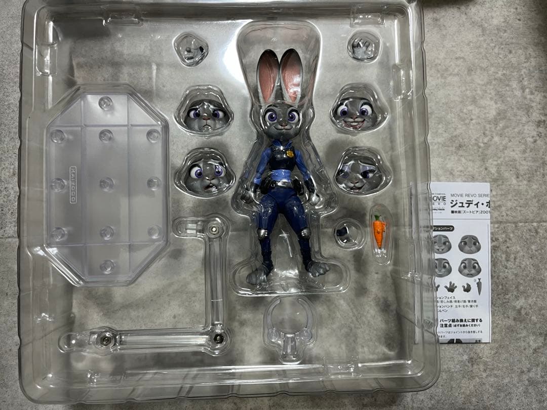 Zootopia ジュディ・ホップス ニック・ワイルド フィギュアセット　海洋堂