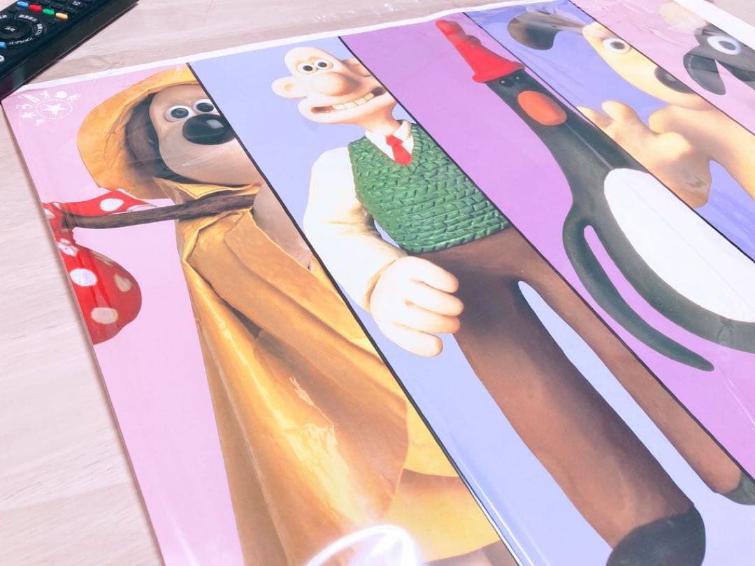 【新品未開封】ウォレスとグルミット　オリジナルポスター　アードマンスタジオ展限定