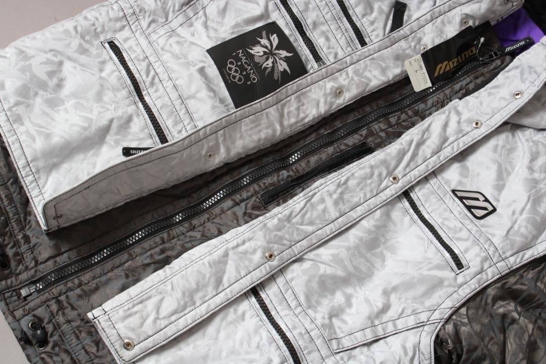 新品 Mizuno 長野オリンピック 日本代表 ナイロンジャケット Lスタッフ用