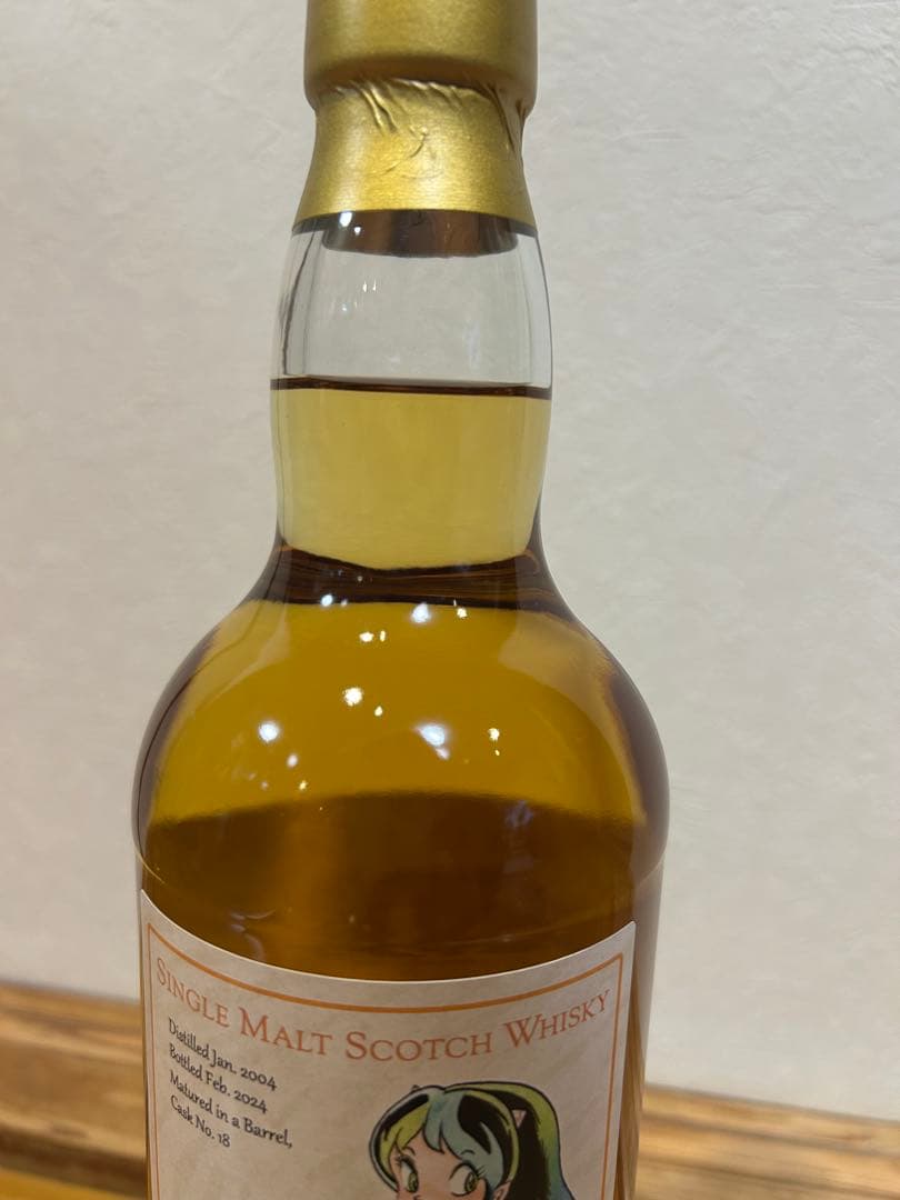 【新品未開封】　WHISKEY-MEW うる星やつらラムちゃんラベル　ボトル