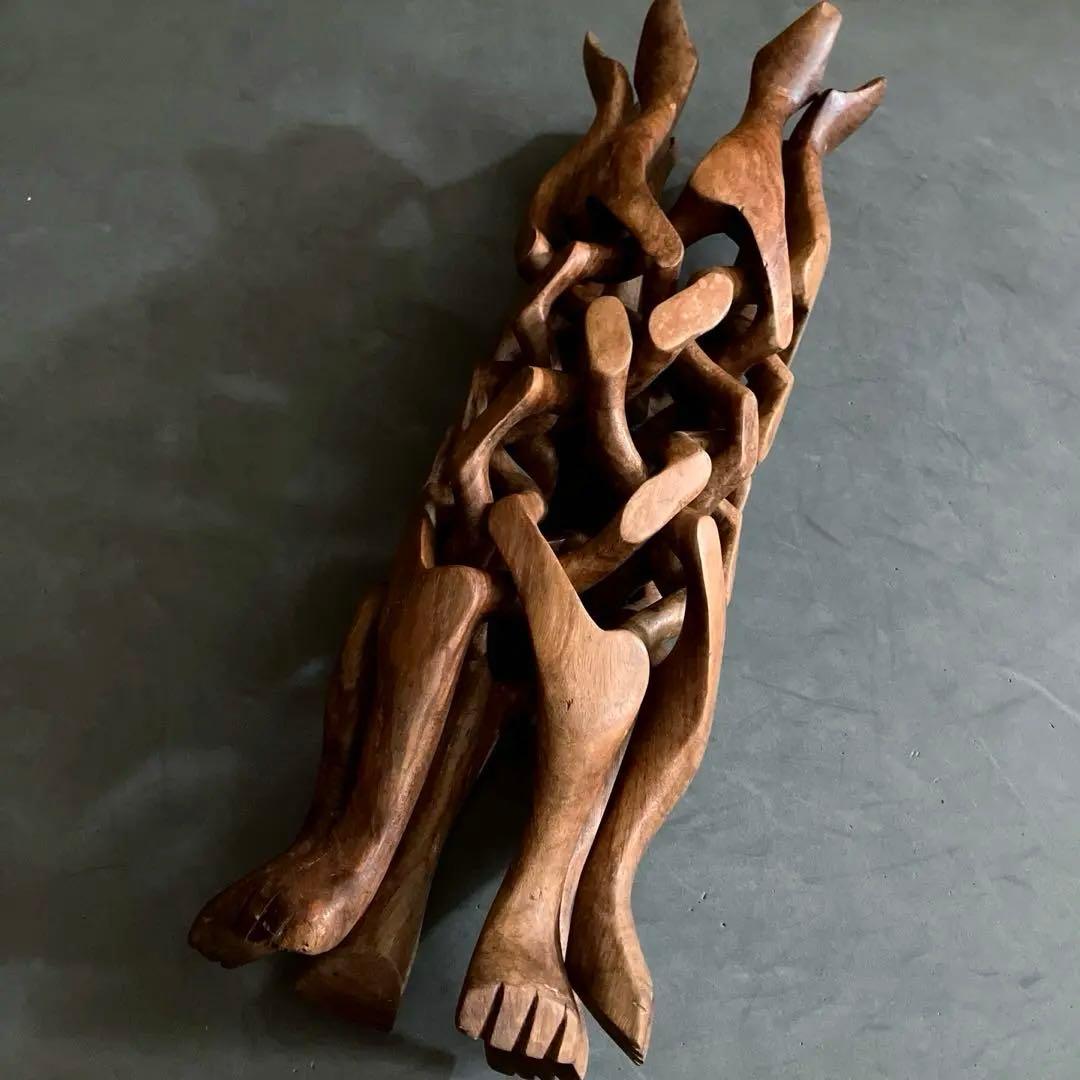 希少◎花台bird 木彫り