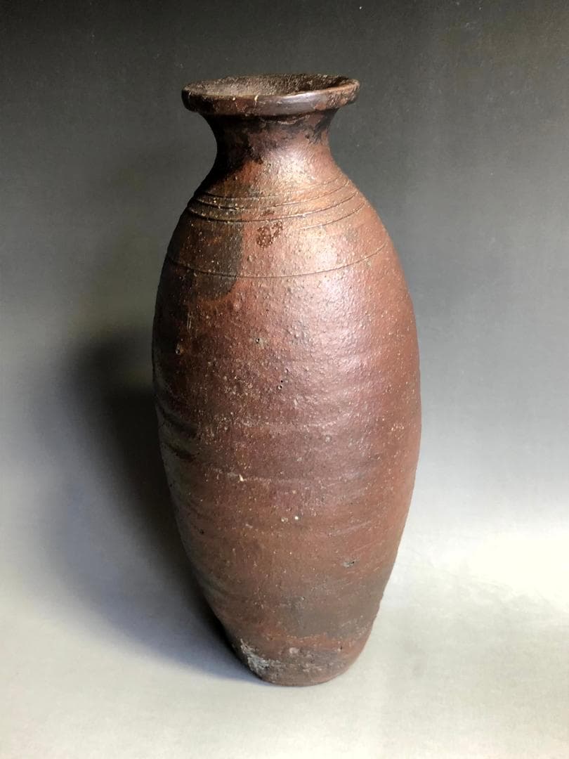 徳利■琉球南蛮焼花生 荒磯 鬼ノ腕徳利(タワカサー) 壺屋焼 花瓶古壷 時代物■