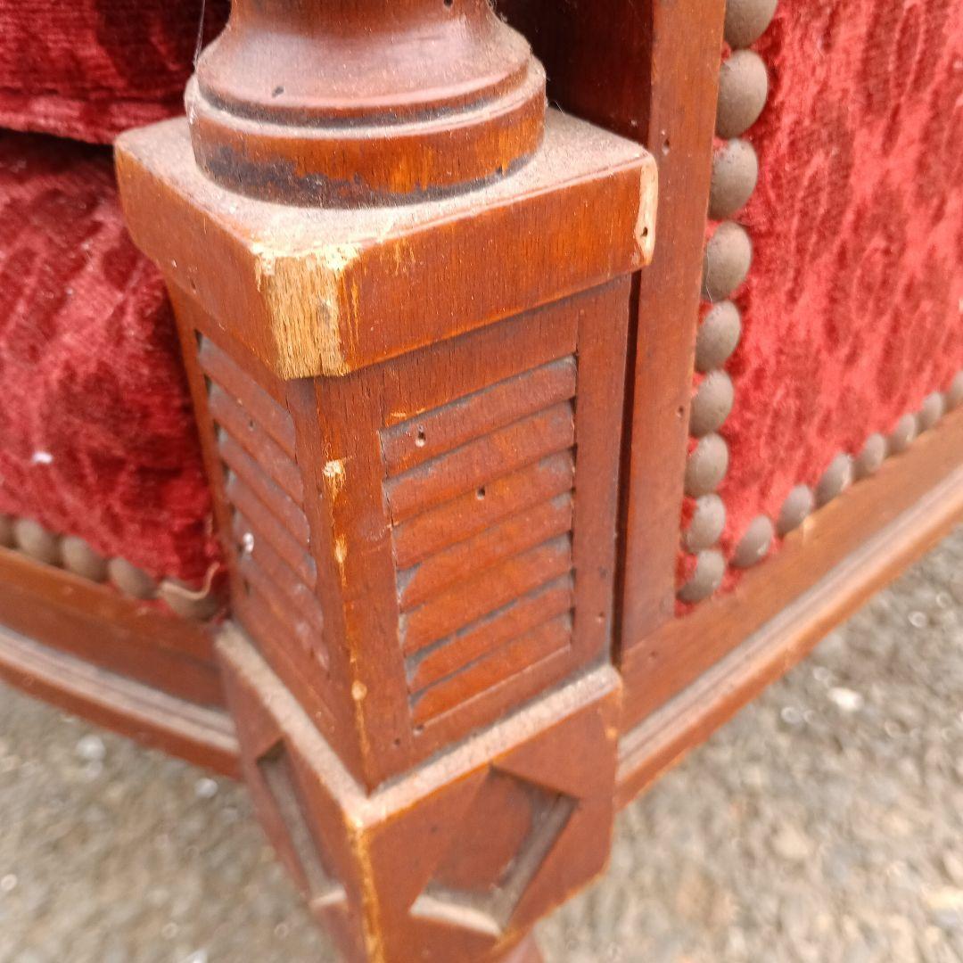 4701)ジャン・ロシェ　1人掛け　１Pソファー　フランスヴィンテージ