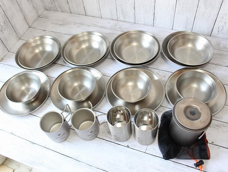 スノーピーク マグ プレート ボウル クッカーセット 四人用