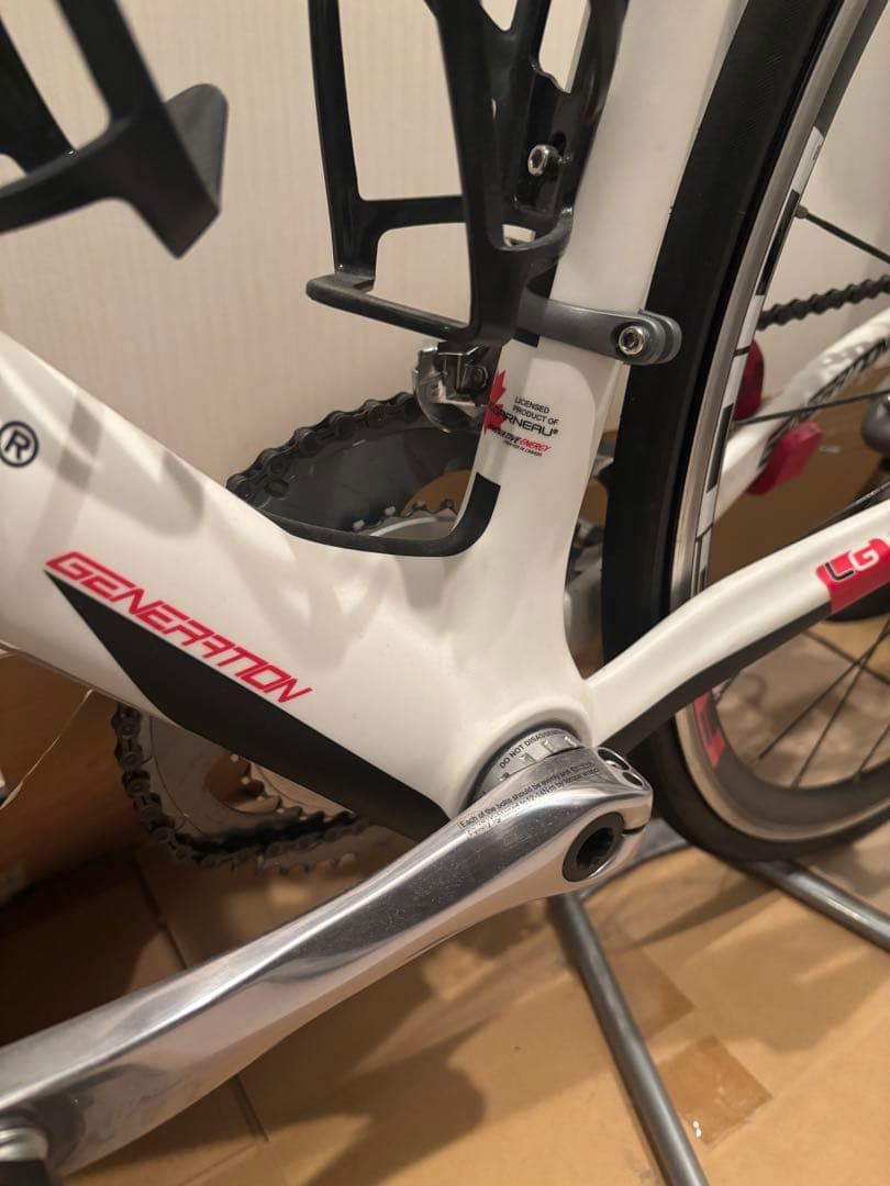 2014 GARNEAU GENELATLON フルカーボン　ホワイト/レッド