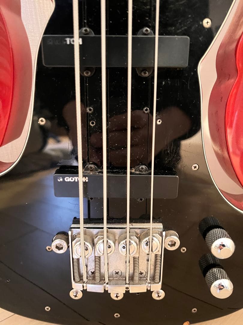 激レア　Greco / A-100FL BK カスタム フレットレスベース