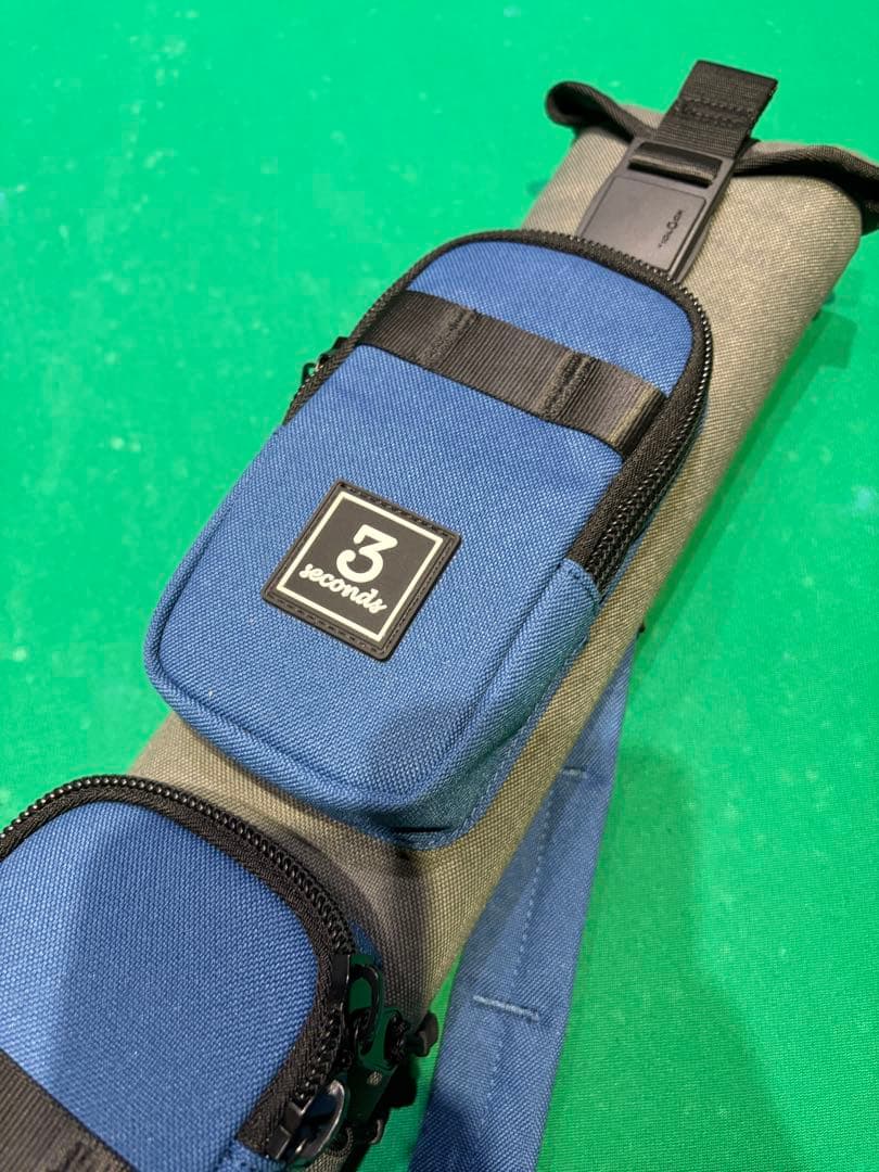 【極美品】3 seconds ビリヤードケース 青×グレー