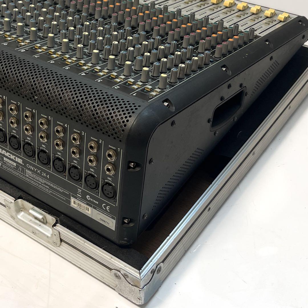 希少 MACKIE アナログミキサー ONYX24.4 マッキー ハードケース付