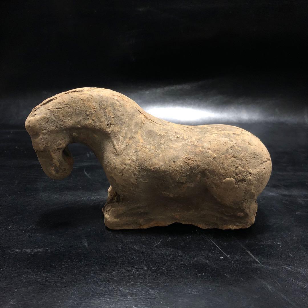 蔵から中国古銭と一緒の箱から出てきた 5体の内の1体　 馬ウマ中国古美術土器