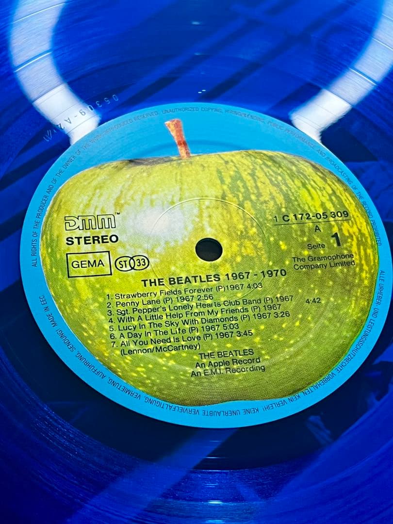 【希少】ビートルズ　1967-1970 ドイツ盤　青盤　青色　まとめ買い推奨