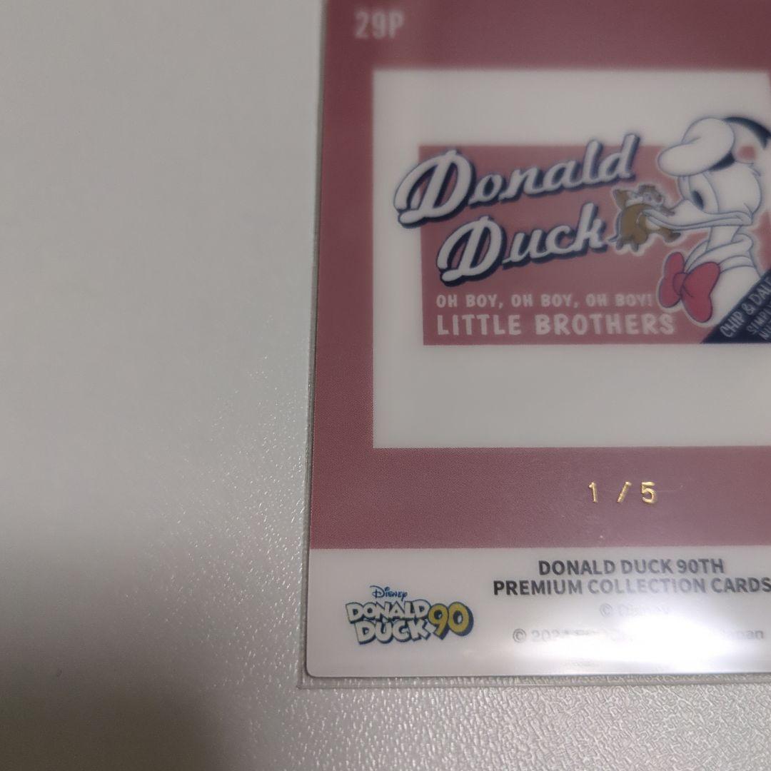 ドナルドダック90周年プレミアムコレクションカード29Pホロスペクトラ世界5枚限